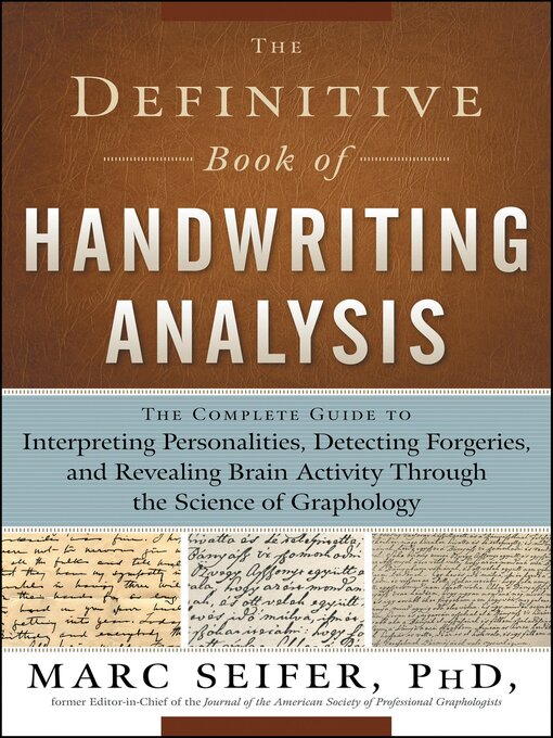 Title details for The Definitive Book of Handwriting Analysis by Marc Seifer - Wait list